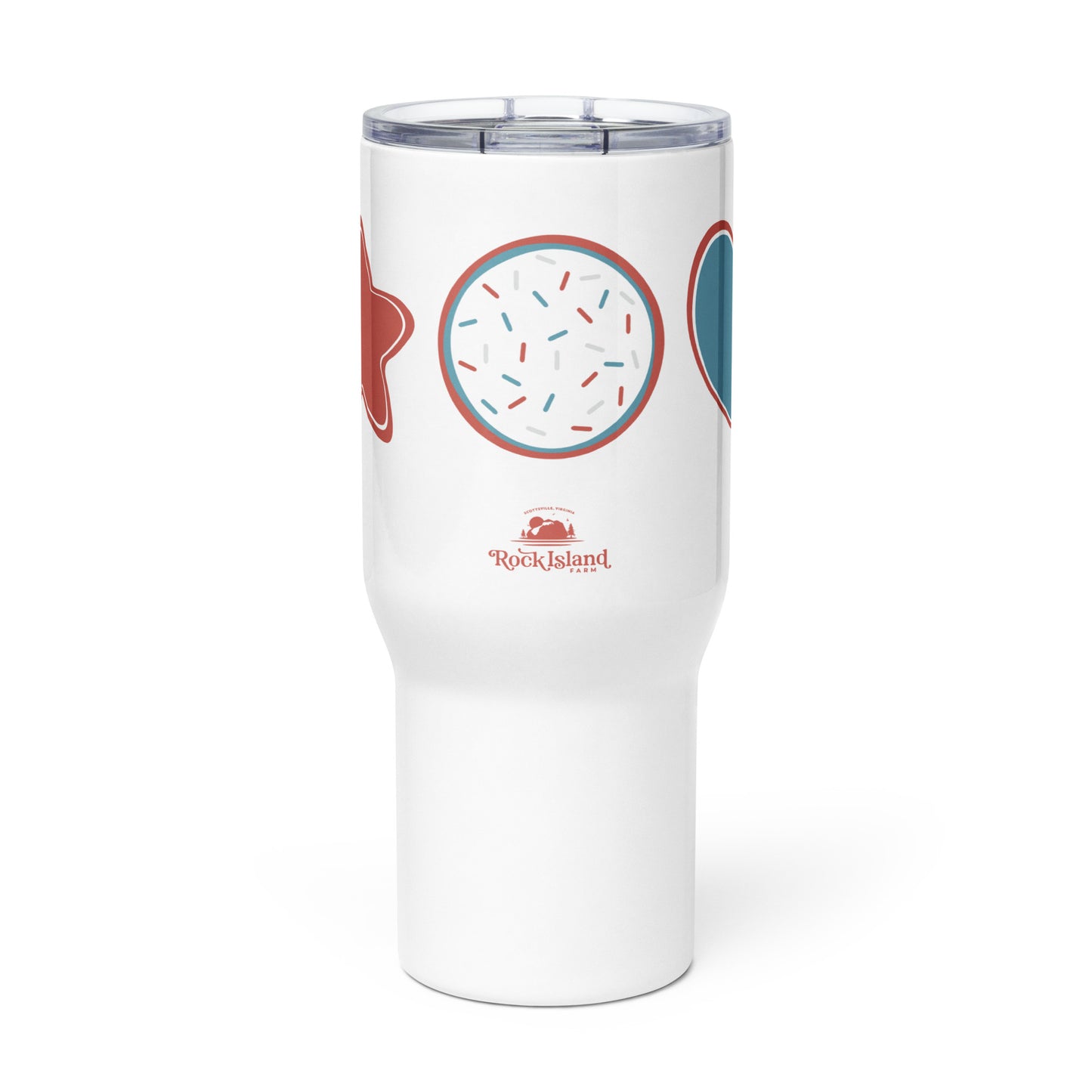 Rock Island Farm Patriotic Icons Travel Mug
