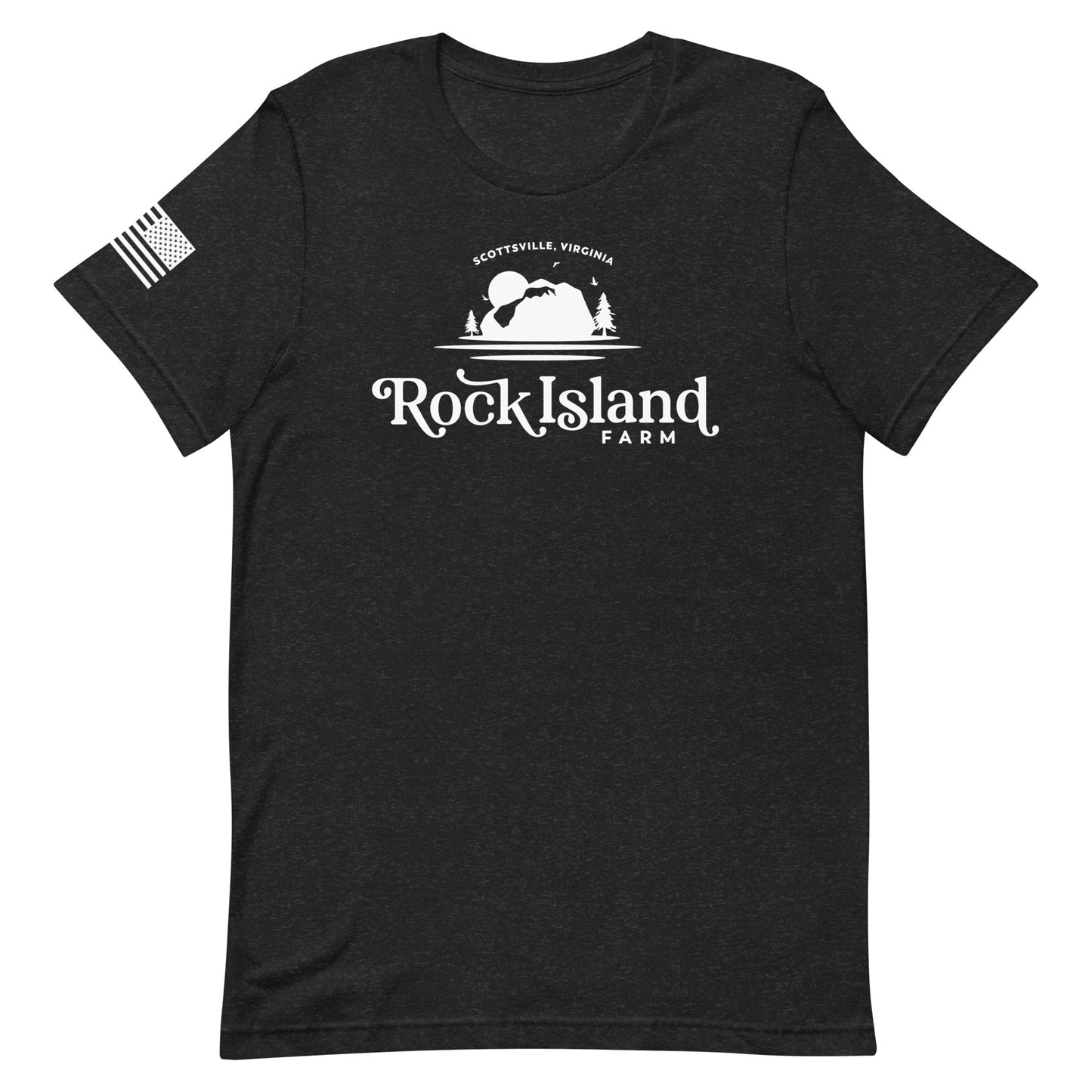 Rock Island Farm Full Logo Adult T-Shirt