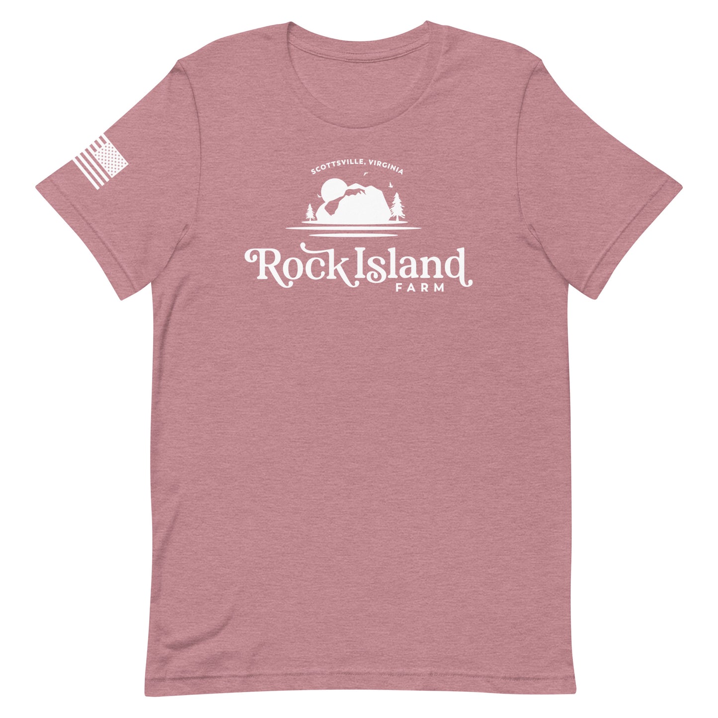 Rock Island Farm Full Logo Adult T-Shirt