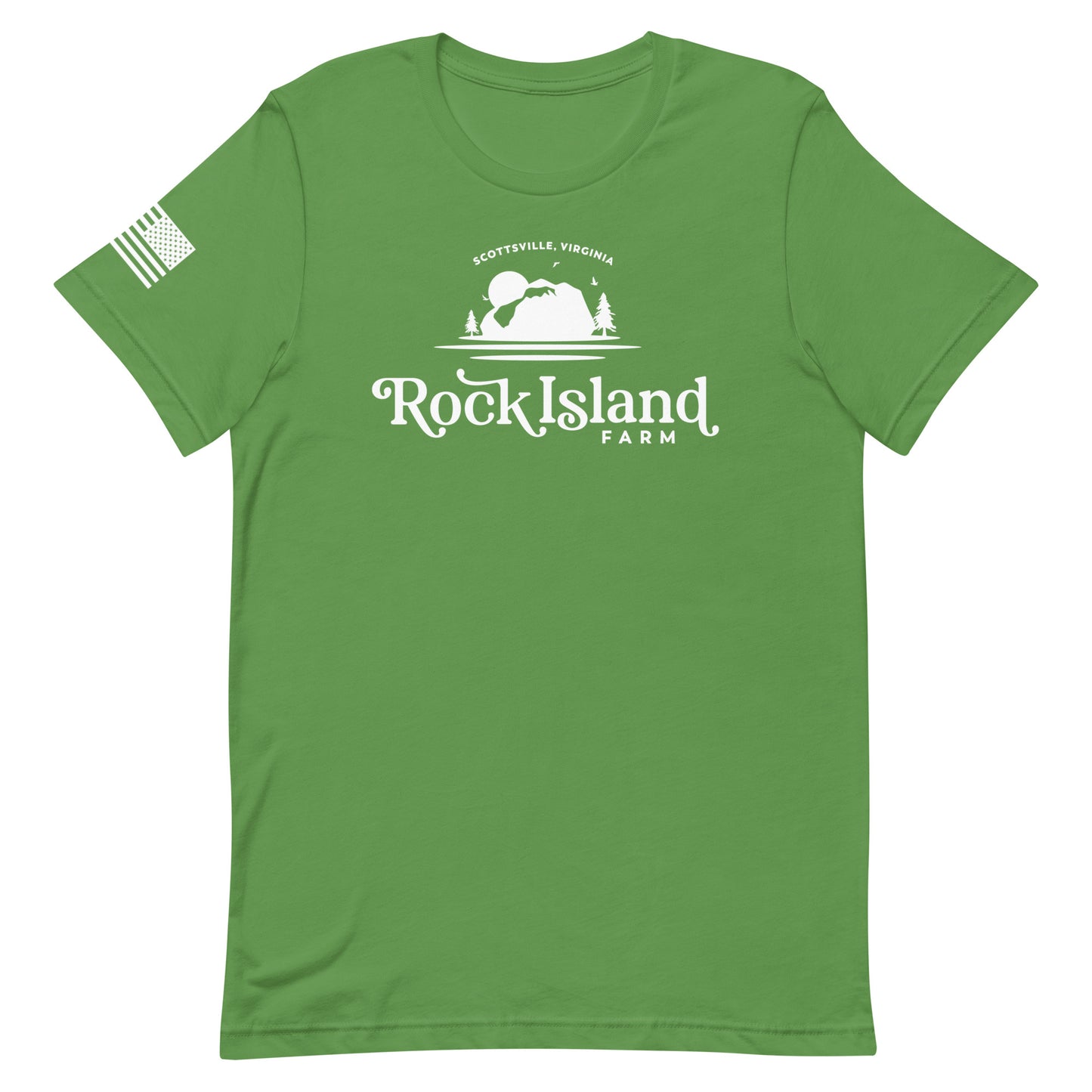 Rock Island Farm Full Logo Adult T-Shirt