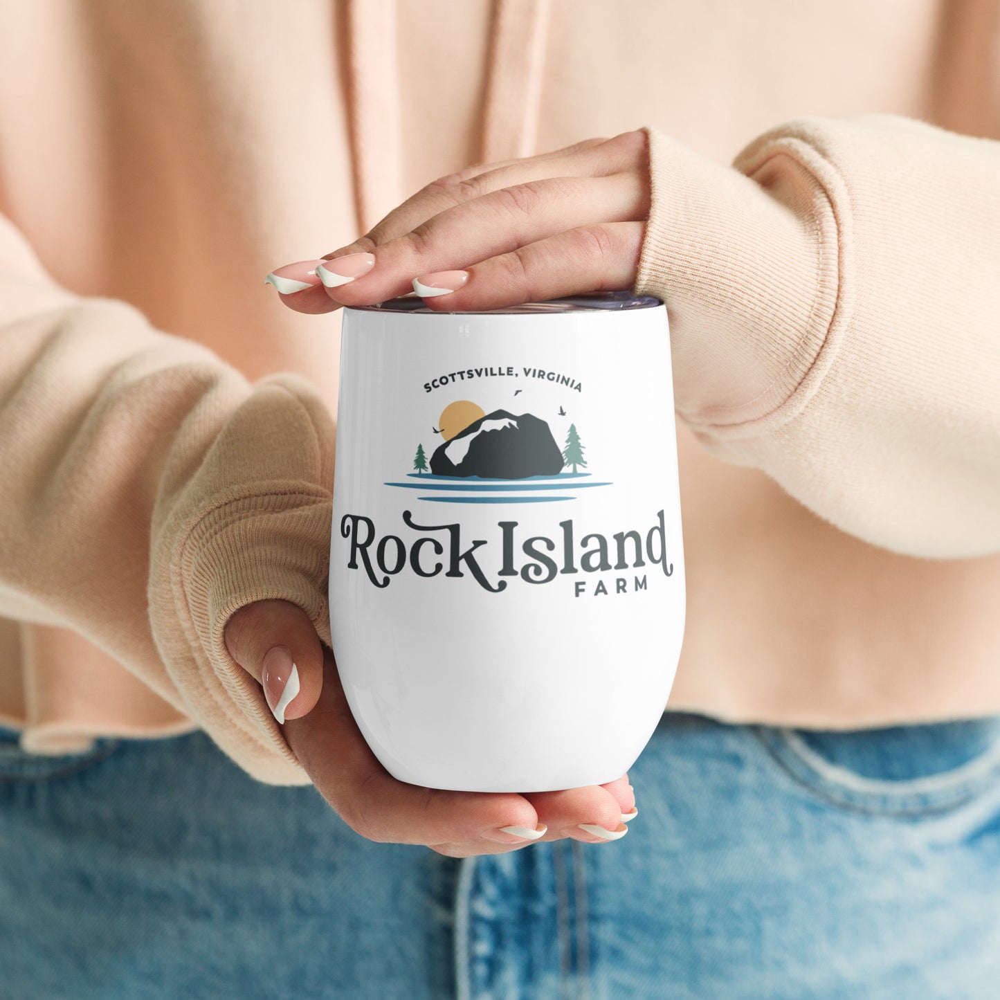 Rock Island Farm Wine Tumbler
