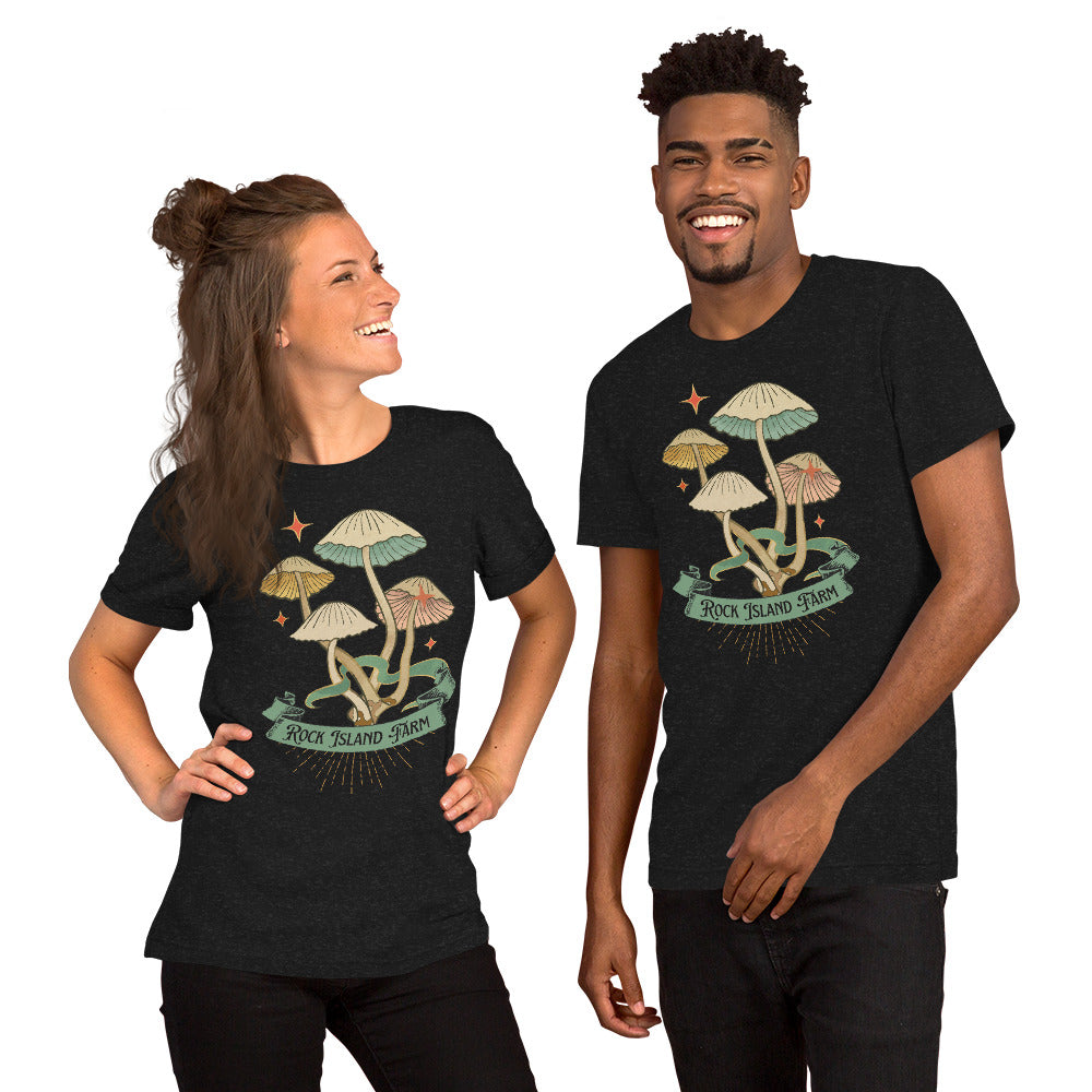 Mushrooms + Rock Island Farm T-Shirt
